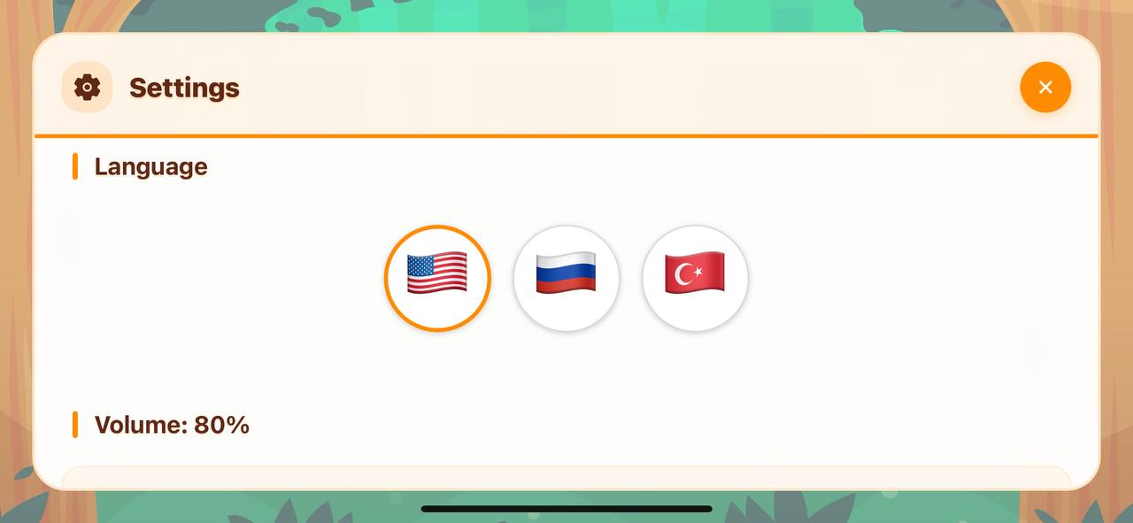 Language Selection